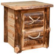 Rocky Mountain 2 Drawer Nightstand