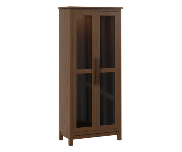 Glass Door Pantry Cupboard