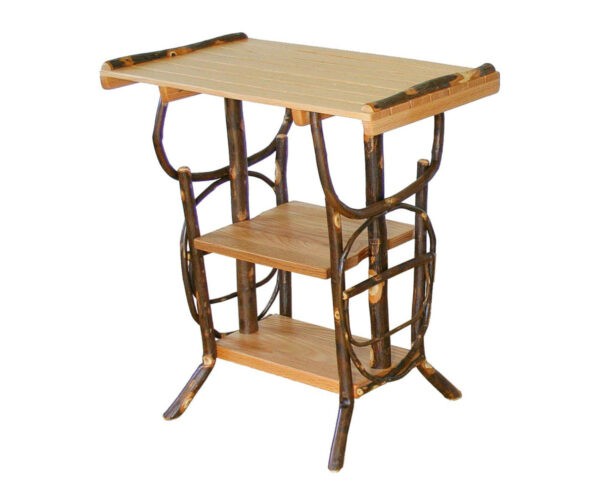 Magazine Stand With Shelf