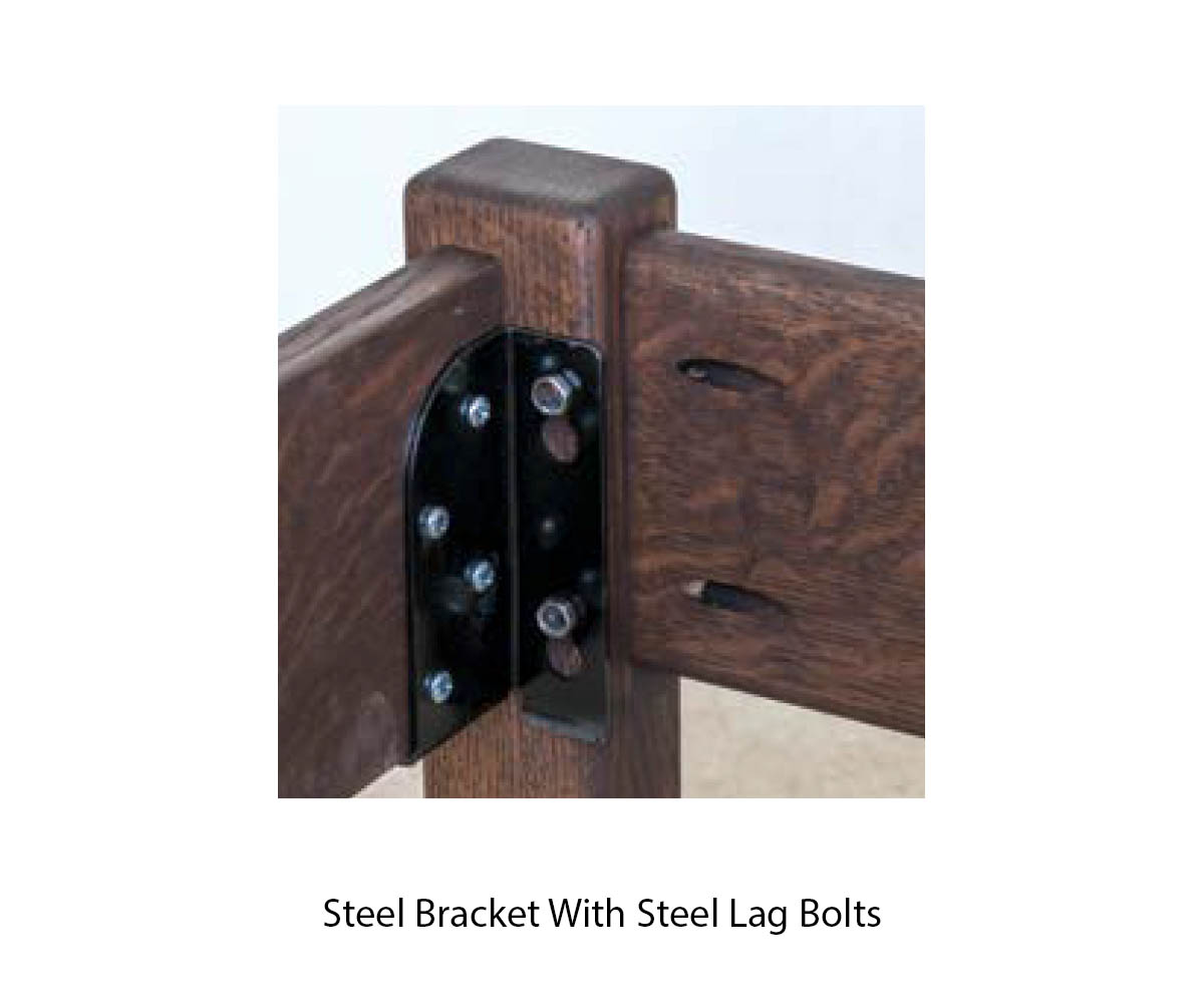 Chippewa Sleigh Bed With Fabric Headboard - Image 2