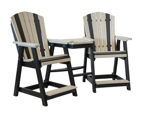 Adirondack Counter Settee