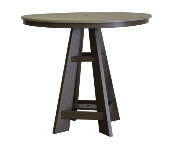 44" Round Pub Table - Straight Leg