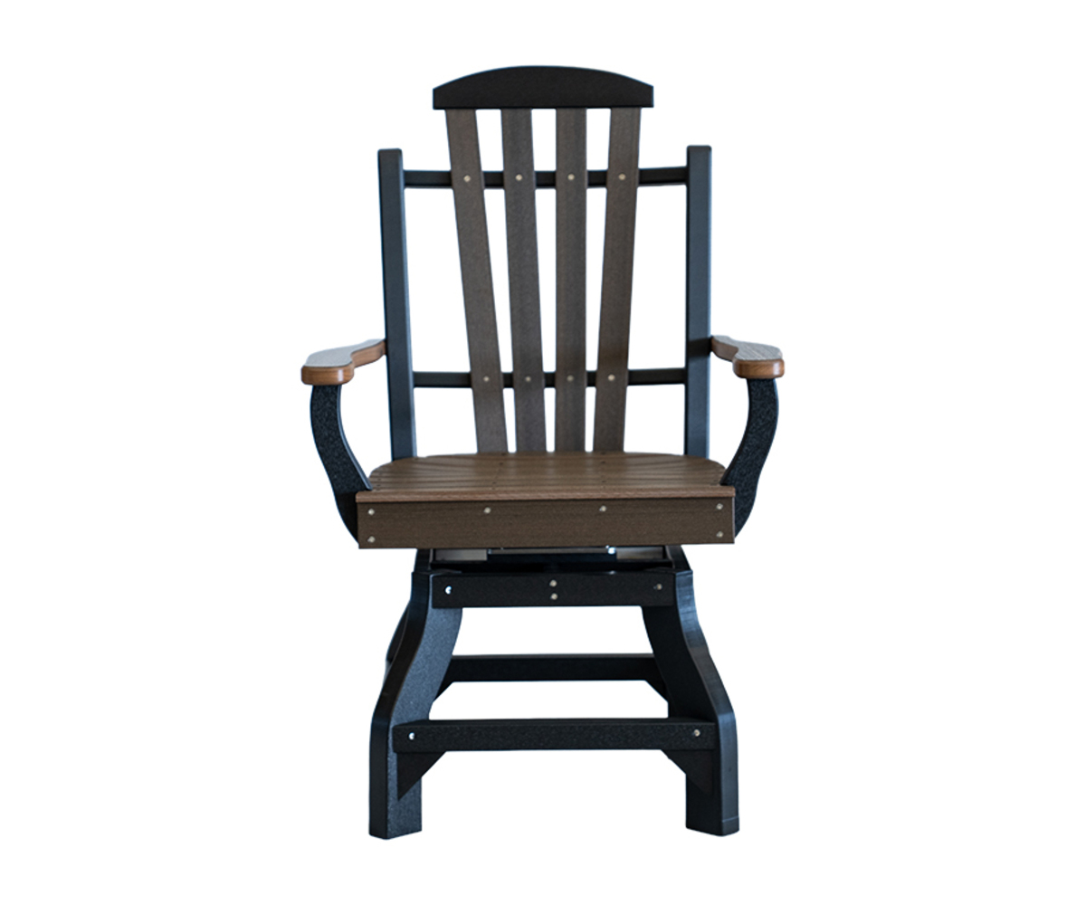 Modern Bentstyle Dining Swivel Chair - Image 2