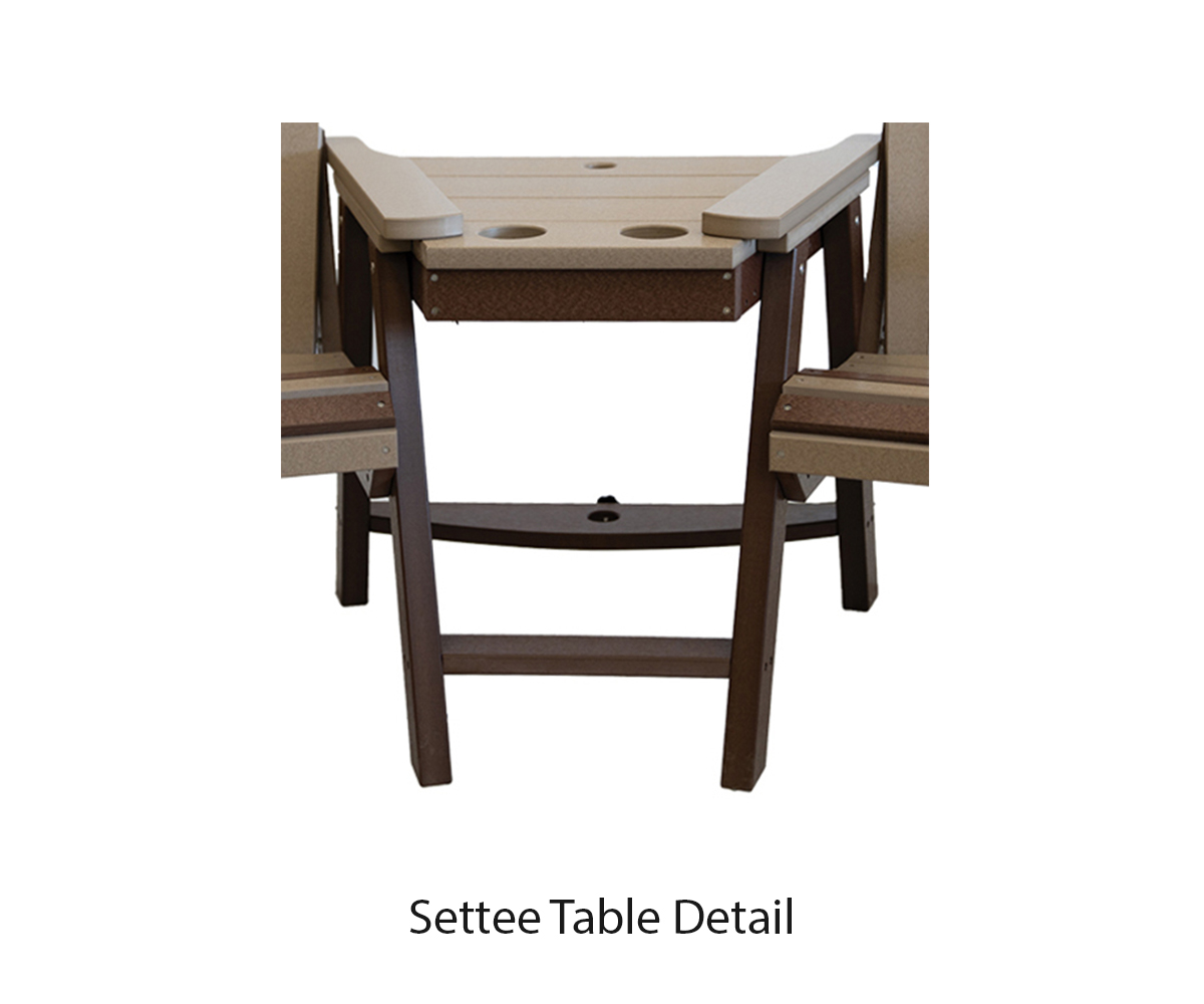 Adirondack Dining Settee - Image 2