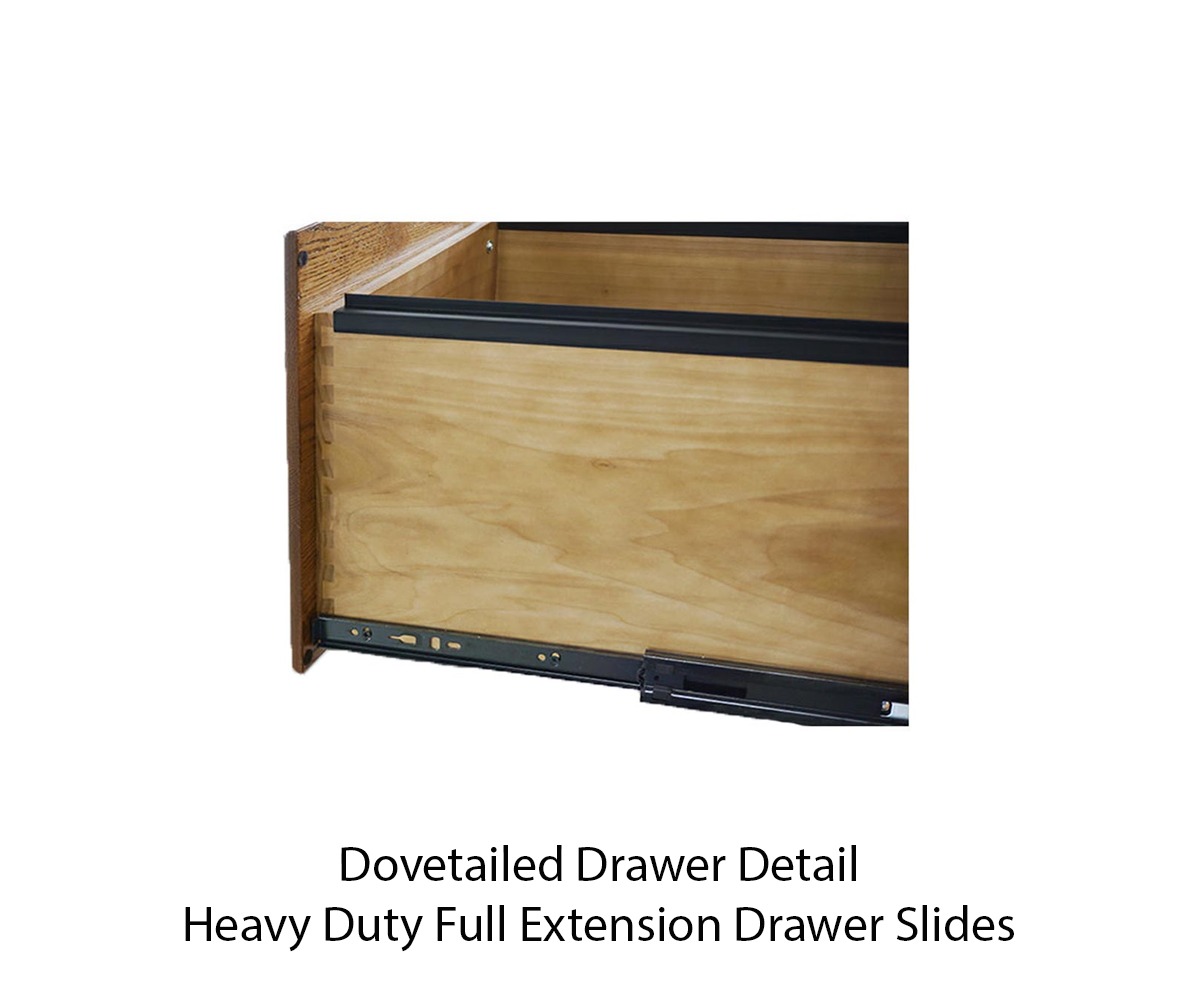 Mission Corner Desk & Hutch - Image 3