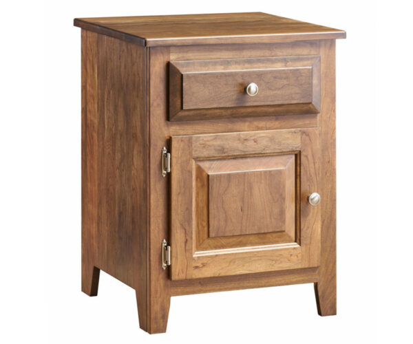 Traditional 1 Door, 1 Drawer Nightstand