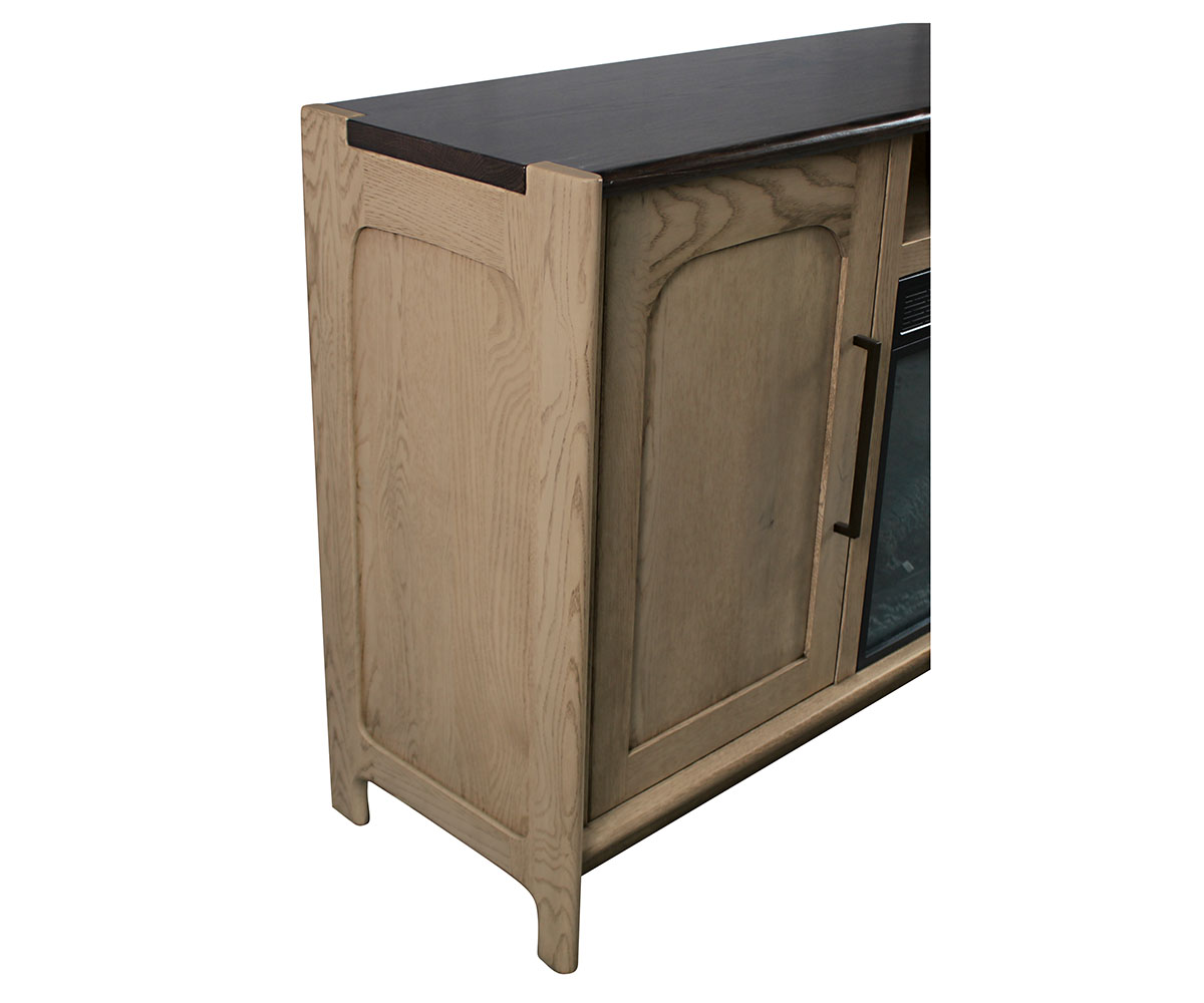 Portland Media Console with Fireplace - Image 2