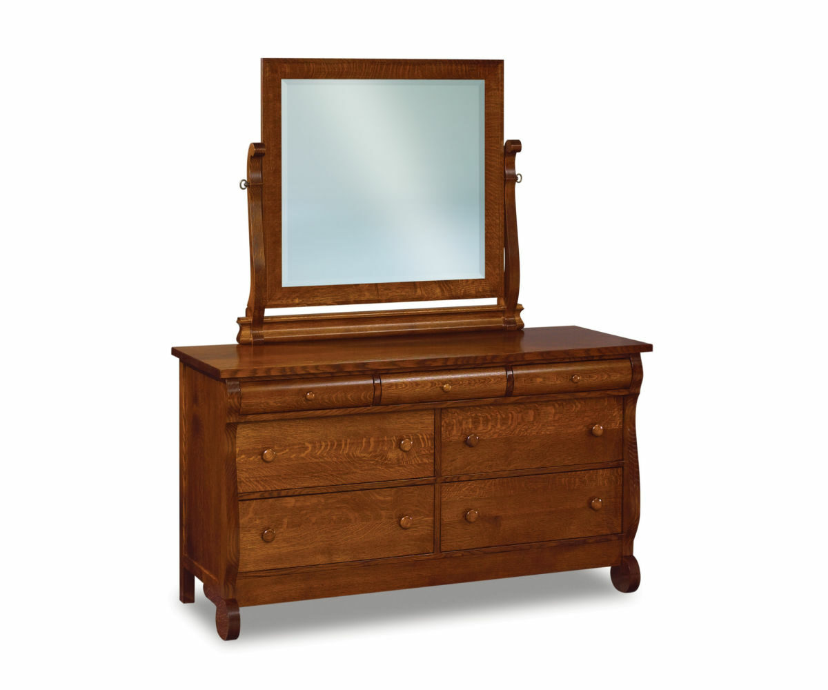 Old Classic Sleigh 7 Drawer Dresser - 58"W